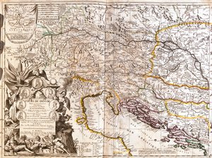 Sudeste da Alemanha, sul da República Checa, Áustria, oeste da Eslováquia, oeste da Hungria, Eslovénia, Croácia, Bósnia-Herzegovina
