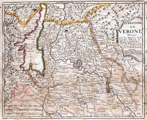 Sudeste da Lombardia, sul do Trentino-Alto Ádige, sudoeste do Veneto, , Itália