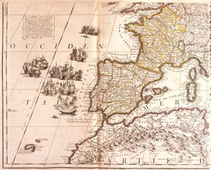 Espanha, França (com a Córsega), Bélgica, Alemanha (Estado: Renânia do Norte-Vestefália, Sul da Baixa Saxónia, Sul da Saxónia-Anhalt, Hesse, Turíngia, Saxónia, Renânia-Palatinado, Sarre, Baden-Württemberg, Baviera), Luxemburgo, Áustria, Suíça, Itália (Regi