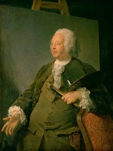 Retrato de Jean-Baptiste Oudry, c.1753 (óleo sobre tela) de Jean Baptiste Perronneau
