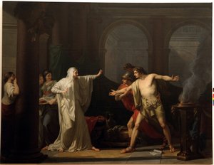 Iphigenie e Oreste em Tauride de Jean Baptiste Regnault