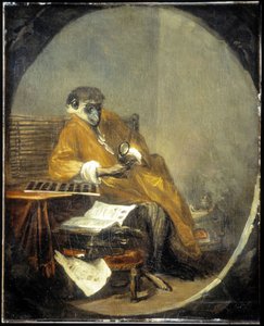 O macaco - por J.B. Chardin de Jean Baptiste Simeon Chardin