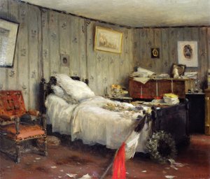A sala mortuária de Leon Gambetta