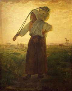 Leiteira normanda em Greville de Jean Francois Millet