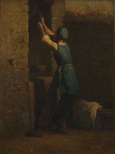 Mulher junto ao poço