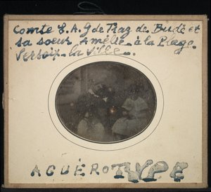 Retrato de duas crianças, o conde Ernest André Gabriel de Traz de Budé e sua irmã Amélie de Jean Gabriel Eynard