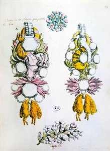 Desenhos para um broche, um aigrette e para a ordem cavalheiresca do Velo de Ouro (Toison d