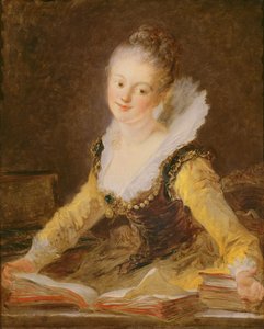 O estudo, ou a canção, c.1769 (óleo sobre tela) de Jean Honore Fragonard