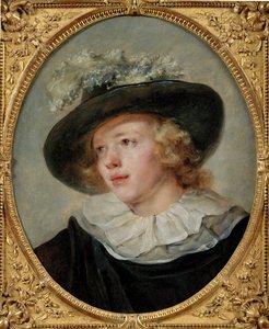 retrato de um jovem de Jean-Honore Fragonard