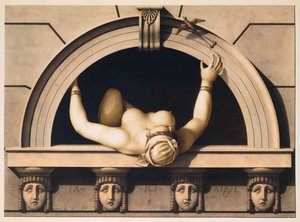 Ele é Livre (Il est Libre), c. 1798 (aguarela sobre papel)