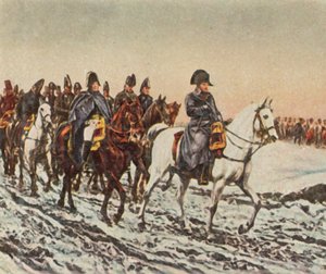 A retirada de Napoleão no Beresina de Jean-Louis Ernest (after) Meissonier