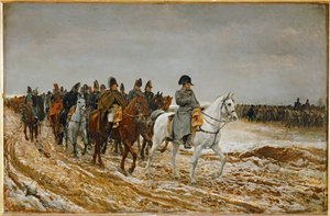 Campagne de France (pintura sobre madeira) de Jean-Louis Ernest Meissonier