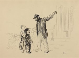a) A inglesa dos seus pais (frente); b) Homem com cigarro (verso)