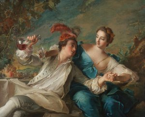 Os amantes de Jean-Marc Nattier