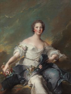 A marquesa de Baglion como Flora de Jean-Marc Nattier