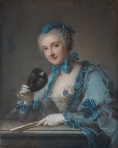 Retrato de Louise-Geneviève Royer de Jean-Marc Nattier