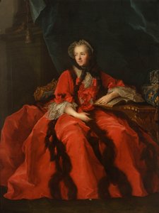Retrato da rainha Maria Leszczyńska de Jean-Marc Nattier