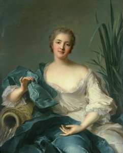 Retrato de Madame Marie-Henriette Bertolo de Pleneuf. de Jean-Marc Nattier
