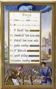 Marchar: Tree Size (Belier) - facsimile of the Hours of Anne of Brittany, de Jean Bourdichon