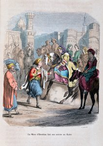A mãe de Ibrahim Pasha entra no Cairo, 1847
