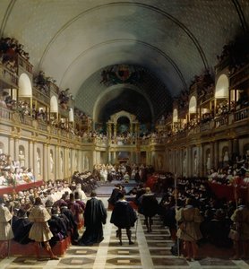 A assembléia dos Estados Gerais em 27 de outubro de 1614 de Jean Alaux
