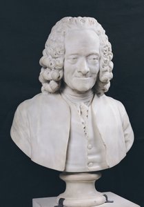 Busto de François Marie Arouet de Voltaire (1694-1778) 1778 (mármore)