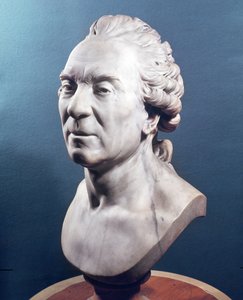 Busto de George Louis Leclerc (1707-1788) Conde de Buffon, c.1783 (mármore)