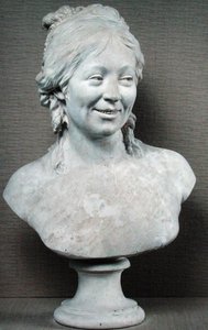 Busto da Madame Houdon, 1786 (gesso) de Jean Antoine Houdon