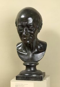 Busto de Voltaire (1694-1778) 1778 (bronze)