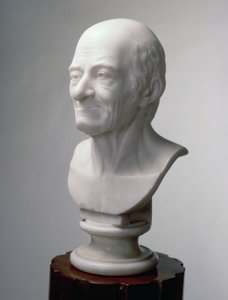 Busto de Voltaire, c.1770 (mármore)
