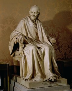 François-Marie Arouet Voltaire (1694-1778) 1781 (mármore)