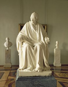 François Marie Arouet Voltaire (1694-1778) 1781 (mármore)