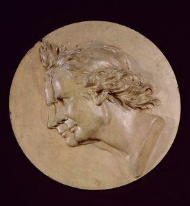 Medalhão representando Joseph (1740-1810) e Etienne Montgolfier (1745-99) de Jean Antoine Houdon