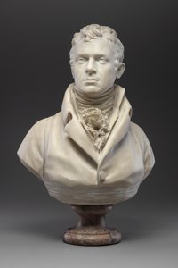Robert Fulton, c.1804 (mármore) (ver também 140329 & 345579) de Jean Antoine Houdon