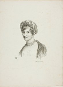 Retrato de uma mulher em um turbante