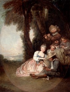Concerto Champetre, 1715 de Jean Antoine Watteau