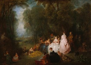 Encontro Pastoral de Jean Antoine Watteau