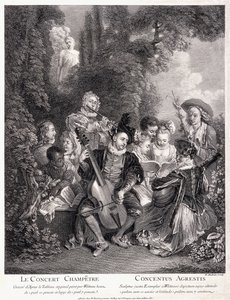 Das ländliche Konzert, 1735