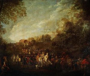 Marschierende Truppen