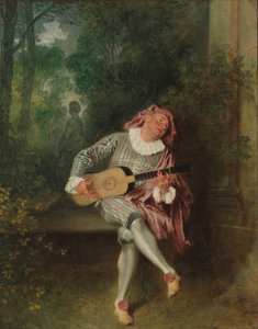 Mezzetina, c.1718-20 (óleo sobre tela) de Jean Antoine Watteau