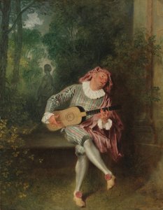 Mezzetin, ca. 1718-20. de Jean Antoine Watteau