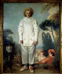 Pierrot, uma vez chamado Gilles. (Pedrolino, na Commedia dell