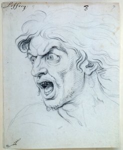 Expressão das Paixões da Alma; os Temerosos. Desenho de Jean Audran (1667-1756)