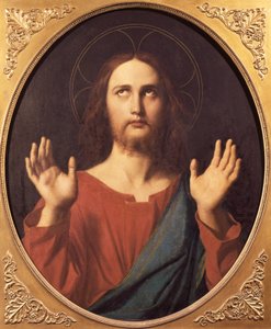 Cristo, de Jean Auguste Dominique Ingres (1780-1867), óleo sobre tela, 80x66 cm. de Jean Auguste Dominique Ingres
