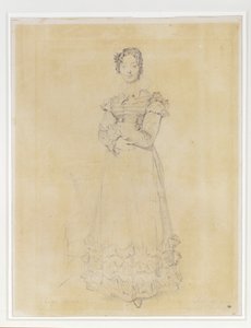 Françoise Leblanc, esposa de Jacques-Louis, secretária de Elisa ... de Jean Auguste Dominique Ingres