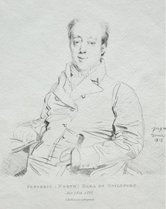 Frederic 5o Conde de Guilford, 1815. de Jean Auguste Dominique Ingres