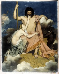 Júpiter e Tétis de Jean Auguste Dominique Ingres