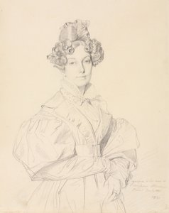 Madame Désiré Raoul-Rochette, 1830. de Jean Auguste Dominique Ingres