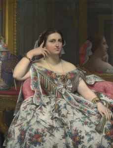 Madame Moitessier. 1856 de Jean Auguste Dominique Ingres