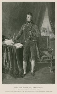 Napoleão Bonaparte, primeiro cônsul de Jean Auguste Dominique Ingres